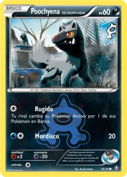 Team Aqua's Poochyena 「DCR 016」「ES」