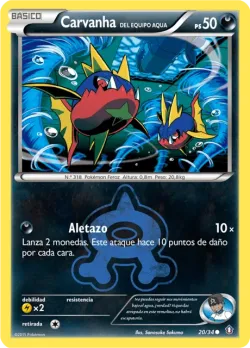 Team Aqua's Carvanha 「DCR 020」「ES」