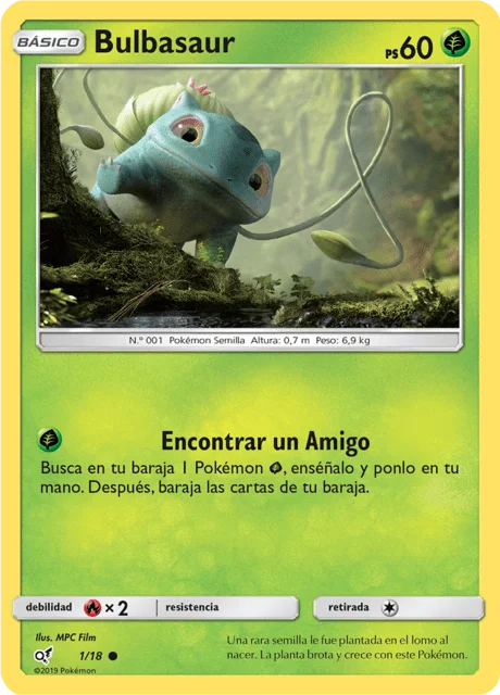 Bulbasaur 「DET 001」「ES」