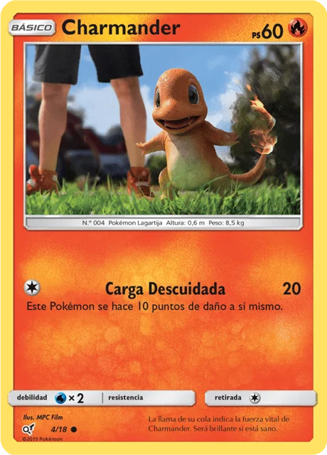 Charmander 「DET 004」「ES」