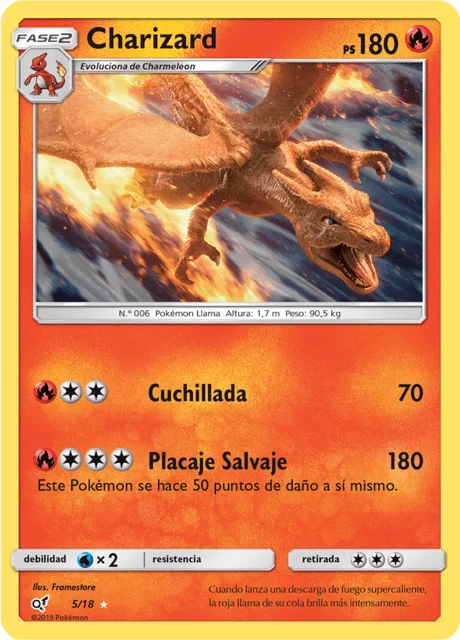 Charizard 「DET 005」「ES」