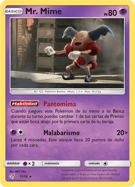 Mr. Mime 「DET 011」「ES」
