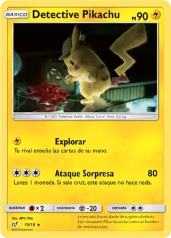 Detective Pikachu 「DET 010」「ES」