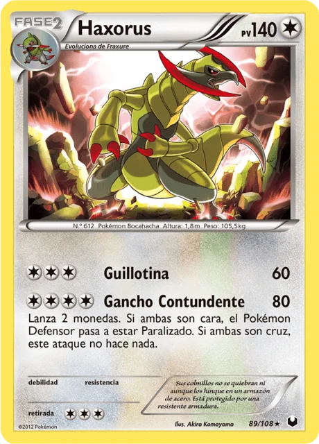 Haxorus 「DEX 089」「ES」