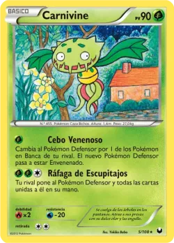 Carnivine #5/108 · Pokémon