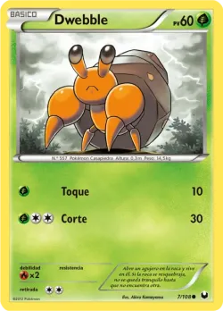 Dwebble #7/108 · Pokémon