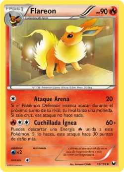 Flareon #12/108 · Pokémon