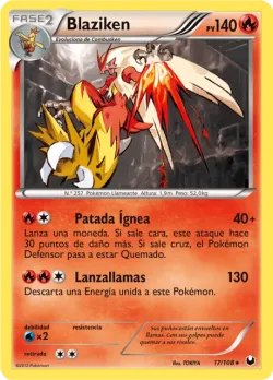 Blaziken #17/108 · Pokémon