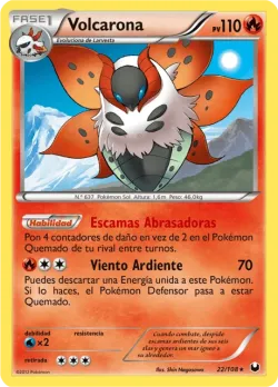 Volcarona #22/108 · Pokémon