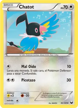 Chatot 「DEX 085」「ES」