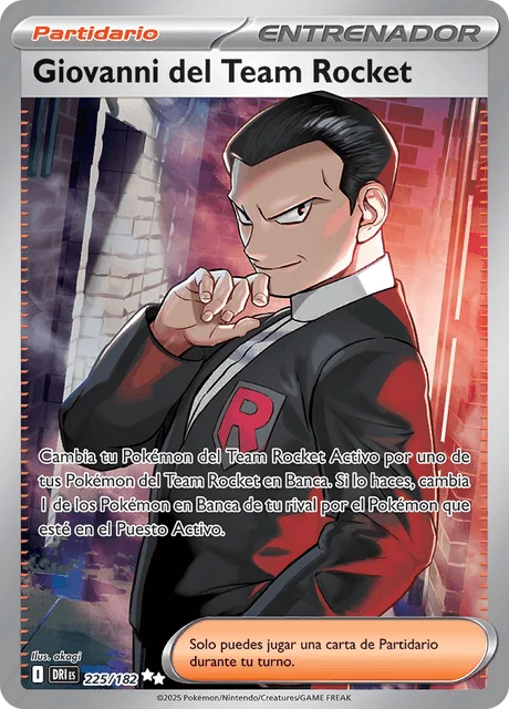 Team Rocket's Giovanni 「DRI 225」「ES」