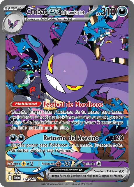 Team Rocket's Crobat ex 「DRI 234」「ES」
