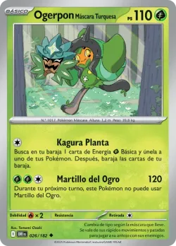 Teal Mask Ogerpon #026/182 · Pokémon