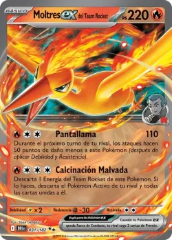 Team Rocket's Moltres ex #031/182 · Pokémon