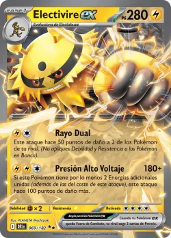 Electivire ex #069/182 · Pokémon