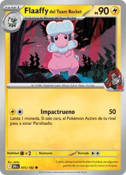Team Rocket's Flaaffy #073/182 · Pokémon