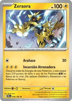 Zeraora #078/182 · Pokémon
