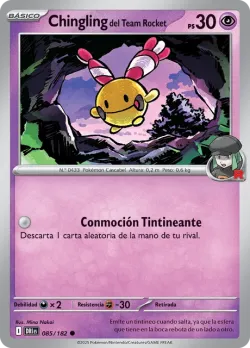 Team Rocket's Chingling #085/182 · Pokémon