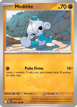 Meditite #099/182 · Pokémon