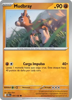 Mudbray #107/182 · Pokémon