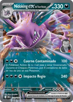 Team Rocket's Nidoking ex #119/182 · Pokémon