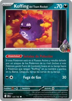 Team Rocket's Koffing #125/182 · Pokémon