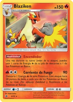 Blaziken #6/70 · Pokémon