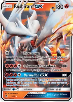 Reshiram-GX #11/70 · Pokémon