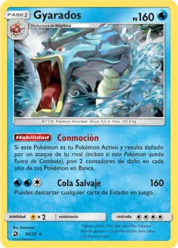Gyarados #20/70 · Pokémon