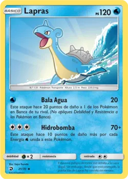 Lapras #21/70 · Pokémon