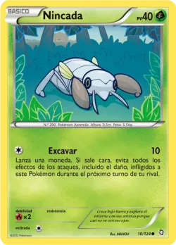 Nincada #10/124 · Pokémon