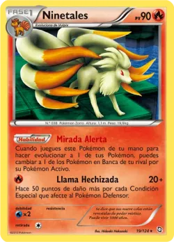Ninetales #19/124 · Pokémon