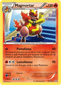 Magmortar #21/124 · Pokémon