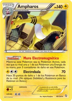 Ampharos #40/124 · Pokémon