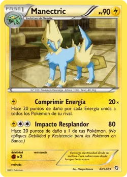 Manectric #43/124 · Pokémon