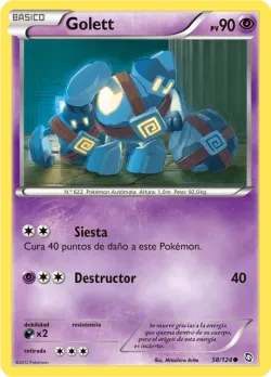 Golett #58/124 · Pokémon