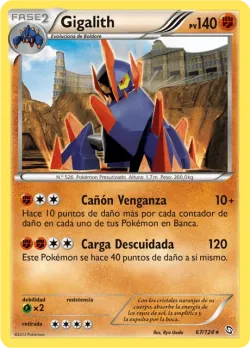 Gigalith #67/124 · Pokémon