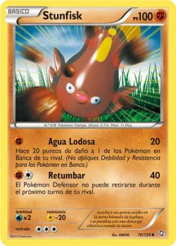 Stunfisk #70/124 · Pokémon