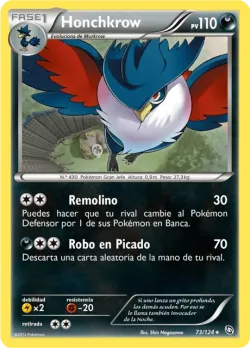 Honchkrow #73/124 · Pokémon