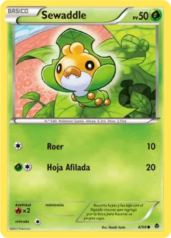 Sewaddle #4/98 · Pokémon