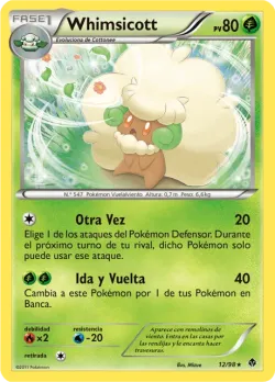 Whimsicott #12/98 · Pokémon