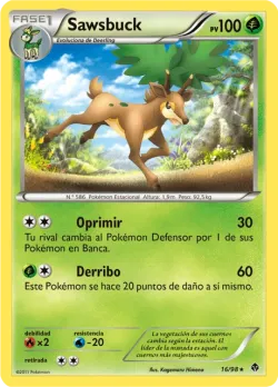 Sawsbuck #16/98 · Pokémon