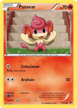 Pansear #18/98 · Pokémon