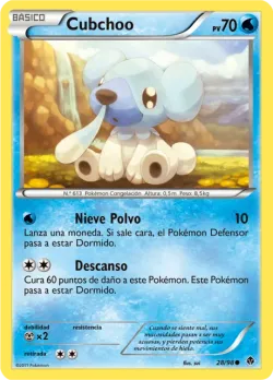 Cubchoo #28/98 · Pokémon