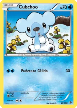 Cubchoo #29/98 · Pokémon