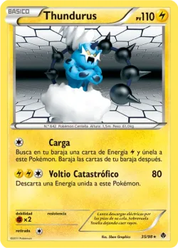 Thundurus #35/98 · Pokémon