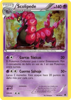 Scolipede #40/98 · Pokémon
