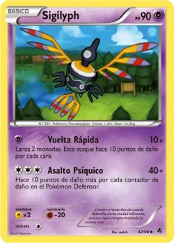 Sigilyph #42/98 · Pokémon