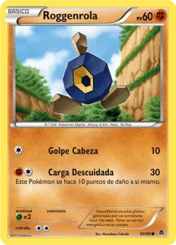 Roggenrola #50/98 · Pokémon