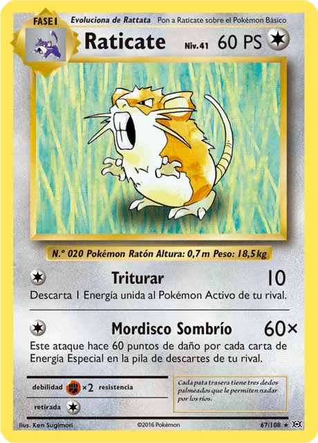 Raticate 「EVO 067」「ES」